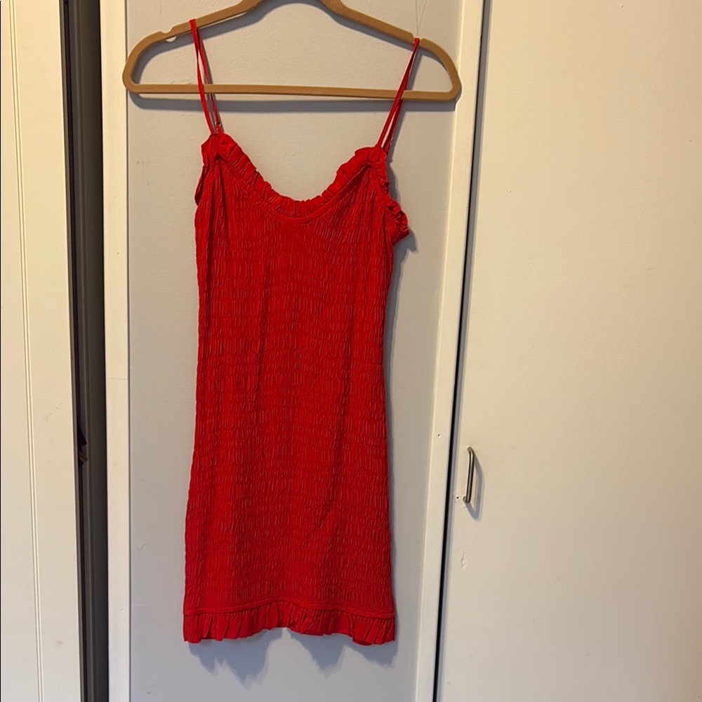 Lovers + Friends Vibrant Red Dress